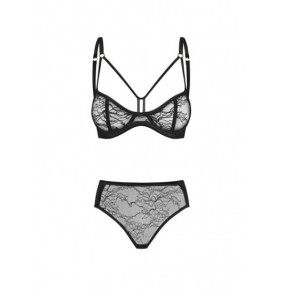 Noir Handmade (GE) Petitenoir Set out of balconette bra and lace brief S