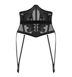 Noir Handmade (GE) Petitenoir Tulle Waspie with embroidery, suspenders and belt XL