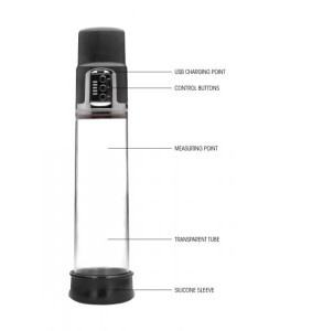 Shots Pumped Premium Rechargeable Automatic Pump Transparent