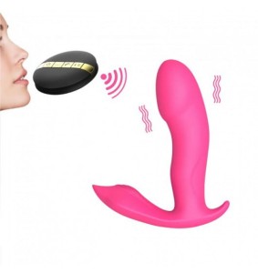 Wielofunkcyjny wibrator z pilotem i funkcją grzania - Dorcel Secret Clit Pink
