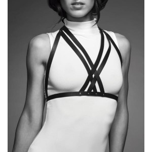 Bijoux Indiscrets (SP) Bijoux Indiscrets - MAZE Halter Bra Harness Brown