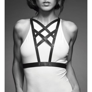 Bijoux Indiscrets (SP) Bijoux Indiscrets - MAZE Net Cleavage harness Brown