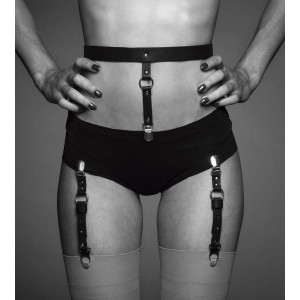 Bijoux Indiscrets (SP) Bijoux Indiscrets - MAZE Suspender Belt for Underwear & Stockings Brown