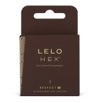 PREZERWATYWY LATEKSOWE - LELO HEX Respect XL 3 sztuki