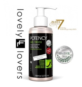 SILNY ŻEL WZMACNIAJĄCY EREKCJĘ - Benefitnet Lovely Lovers POTENCY Gel 150 ml