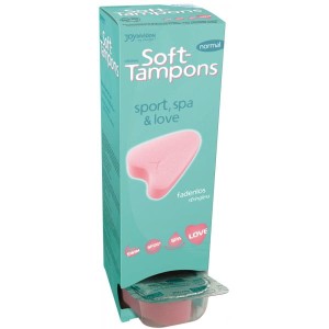 TAMPONY BEZ SZNURKA MINI - JoyDivision Soft-Tampons normal (box of 10)