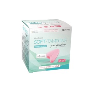 TAMPONY BEZ SZNURKA MINI - JoyDivision  Soft-Tampons MINI (box of 3)