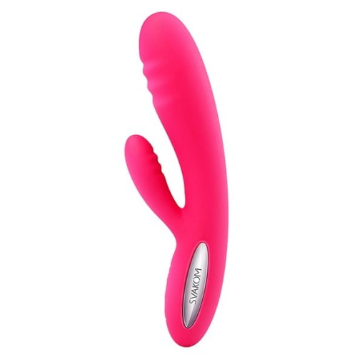 Wibrator - Svakom Adonis Rabbit Vibrator Plum Red