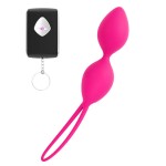 Wibrujące Kulki Gejszy z pilotem - Dorcel Divine Balls magenta