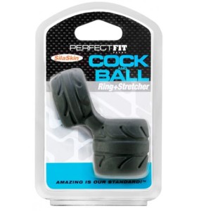 Perfect Fit (US) Perfect Fit SilaSkin Cock & Ball Black