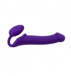 SILIKONOWY STRAP ON 16 CM - STRAP-ON-ME Silicone bendable Purple L