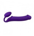 SILIKONOWY STRAP ON Strap-on-me Silicone bendable strap-on Purple XL