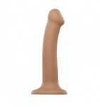 Strap-on-me (FR) Silicone Bendable Dildo Double Density Caramel M