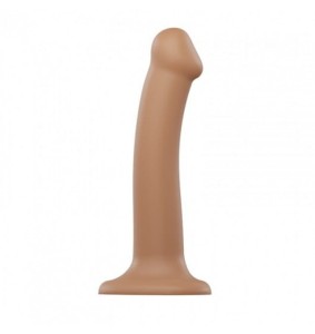 Strap-on-me (FR) Silicone Bendable Dildo Double Density Caramel M
