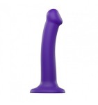 Strap-on-me (FR) Silicone Bendable Dildo Double Density Purple M
