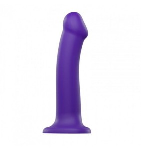 Strap-on-me (FR) Silicone Bendable Dildo Double Density Purple L