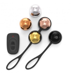 Progresywne Kulki Gejszy z pilotem - Dorcel Training Balls