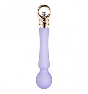 Masażer z funkcją ogrzewania - Zalo Sweet Magic Confidence Fantasy Violet
