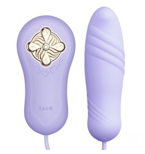 Miniwibrator pulsujący z funkcją ogrzewania - Zalo Sweet Magic Temptation Fantasy Violet