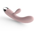 Wibrator ze stymulatorem - Svakom Alice Rabbit Vibrator Pale Pink
