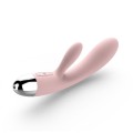 Wibrator ze stymulatorem - Svakom Alice Rabbit Vibrator Pale Pink