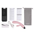 Wibrator ze stymulatorem - Svakom Alice Rabbit Vibrator Pale Pink