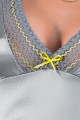 Bielizna-AVENA CHEMISE silver S/M - Casmir