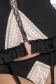 Bielizna-CONNIE CORSET black XXL/XXXL - Casmir