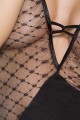 Bielizna-DALLAS CHEMISE black XXL/XXXL - Casmir