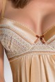 Bielizna-DEMI CHEMISE gold S/M - Casmir
