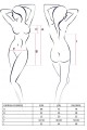 Bielizna-GIORGIA CHEMISE black L/XL - Casmir