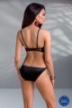 Bielizna-MIRELLA SET WITH OPEN BRA black S/M - Casmir