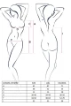 Bielizna-ZAHARA CHEMISE black L/XL - Casmir