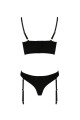 Bielizna-LARA SET black XXL/XXXL - Casmir