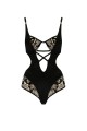 Bielizna-VICTORIA BODY black XXL/XXXL - Casmir