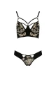 Bielizna-VICTORIA SET black S/M - Casmir