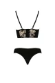 Bielizna-VICTORIA SET black S/M - Casmir