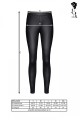 Bielizna - BRGIULIA001 legginsy czarne rozmiar L
