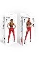 Bielizna - BRLIDIA001 legginsy czerwone rozmiar XL