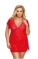 Sydney L+ (halka&amp;stringi/chemise&amp;string)