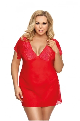 Sydney L+ (halka&amp;stringi/chemise&amp;string)