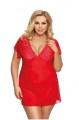 Sydney XXL+ (halka&amp;stringi/chemise&amp;string)