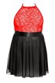Lydia XL+ (halka&amp;stringi/chemise&amp;string)