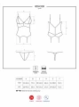 Bielizna-810-COR-2 gorset i stringi biały L/XL