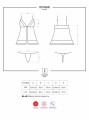 Bielizna-837-BAB-1 babydoll i stringi L/XL