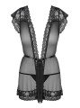 Bielizna-854-PEI-1 szlafrok i stringi  S/M