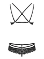 Bielizna-860-SET-1 komplet 2-częściowy czarny L/XL