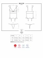 Bielizna-863-COR-3 gorset i stringi  S/M