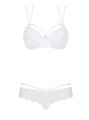 Bielizna-860-SET-2 komplet 2-częściowy biały  S/M