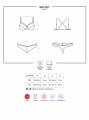 Bielizna-860-SET-2 komplet 2-częściowy biały  S/M